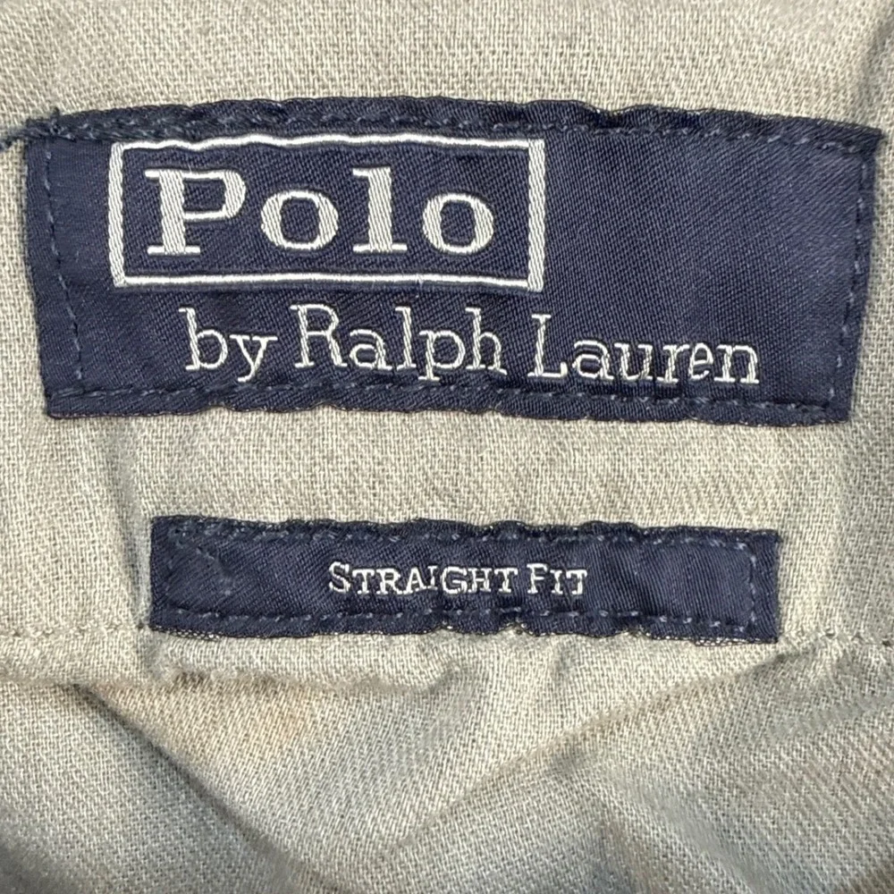 Polo Ralph Lauren Straight Fit Gray Faded Cotton Chino Pants Mens 36x34 NEW